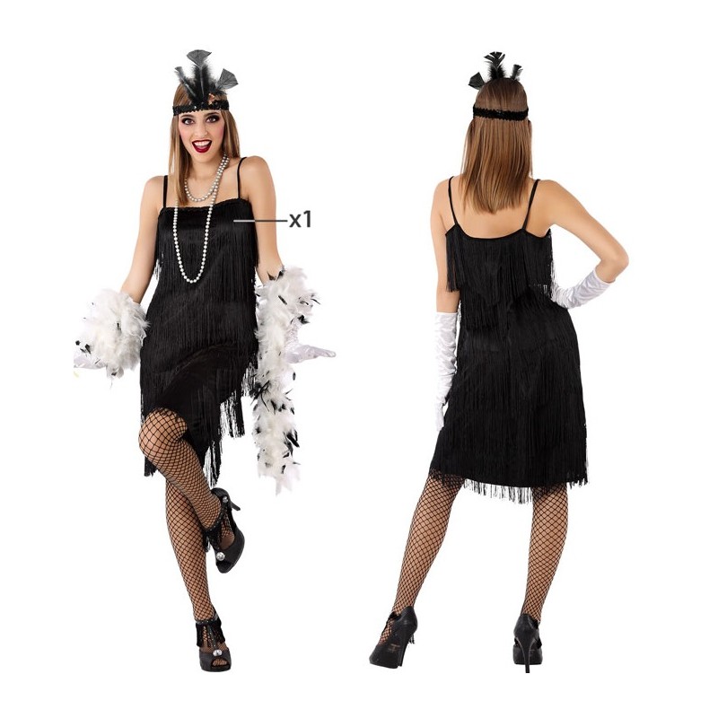 Disfraz de Charleston Cabaret Negro para Mujer