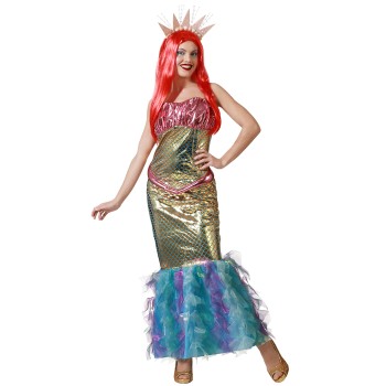 Disfraz de Sirena Vestido multicolor para mujer