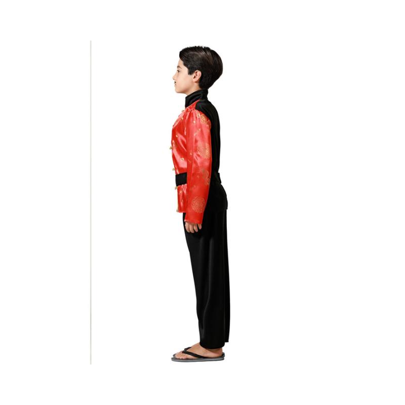 Disfraz chino negro oriental niÑo