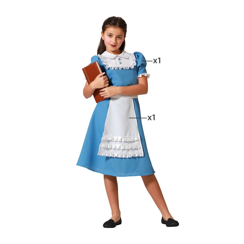 Disfraz de Princesa Azul Vestido para niña