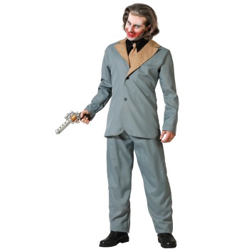 Disfraz Payaso Gris con Corbata para Hombre