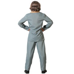 Disfraz Joker Gris con Corbata para Hombre