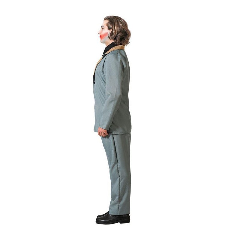 Disfraz Joker Gris con Corbata para Hombre