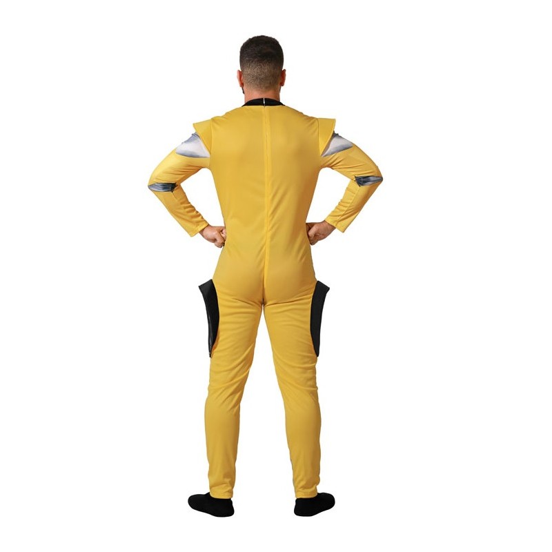 Disfraz de Robot Coche Amarillo para Hombre