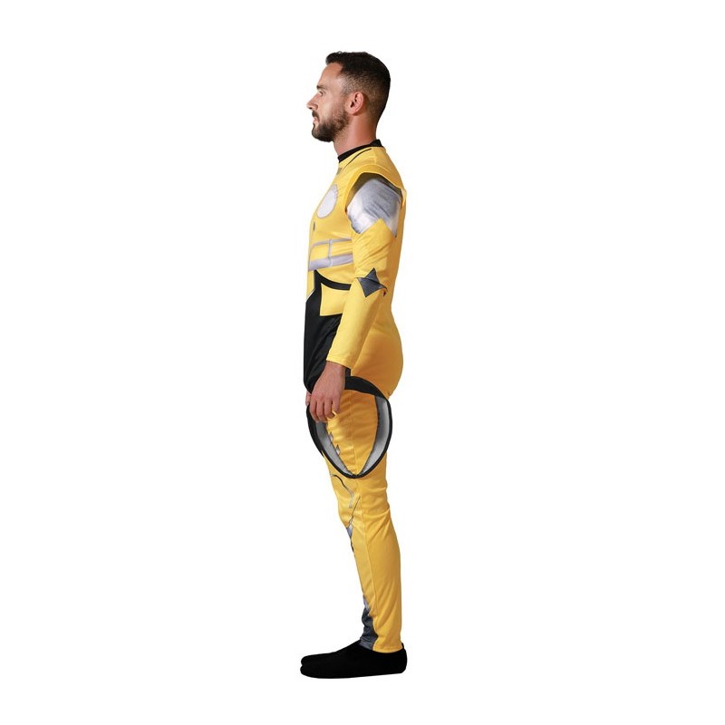 Disfraz de Robot Coche Amarillo para Hombre
