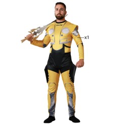 Disfraz de Robot Coche Amarillo para Hombre