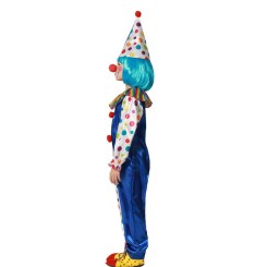 Disfraz de Payaso Infantil Azul