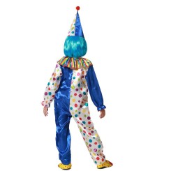 Disfraz de Payaso Infantil Azul