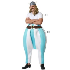 Disfraz de Obelix Galo Azul para Hombre
