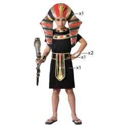 Disfraz de Faraon para Niño Negro