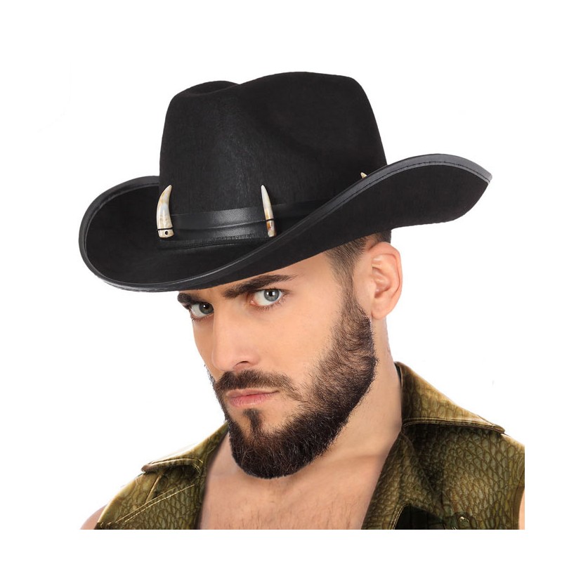 Sombrero Oeste Negro para Hombre