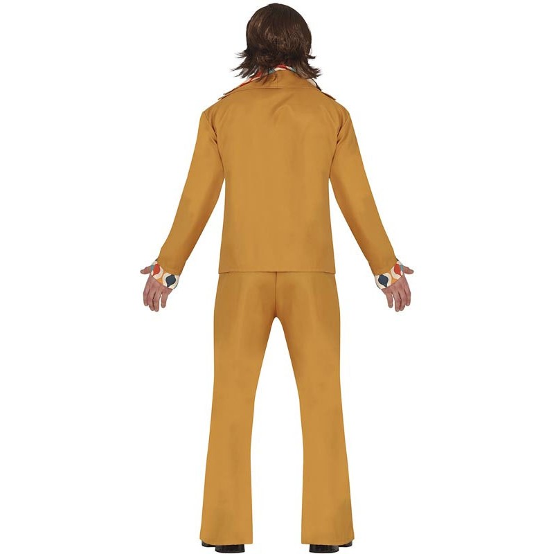 Disfraz Disco Años 70 Naranja para Hombre