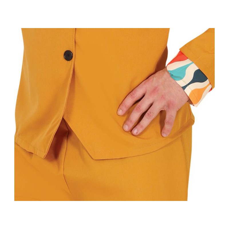 Disfraz Disco Años 70 Naranja para Hombre