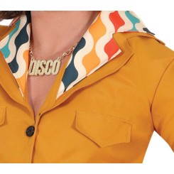 Disfraz Disco Años 70 Naranja para Hombre