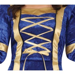 Disfraz de Princesa Noble Azul para Mujer