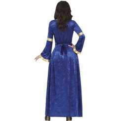 Disfraz de Princesa Noble Azul para Mujer