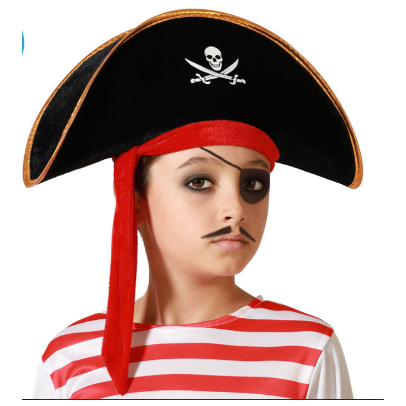 Sombrero de Pirata Calavera Infantil