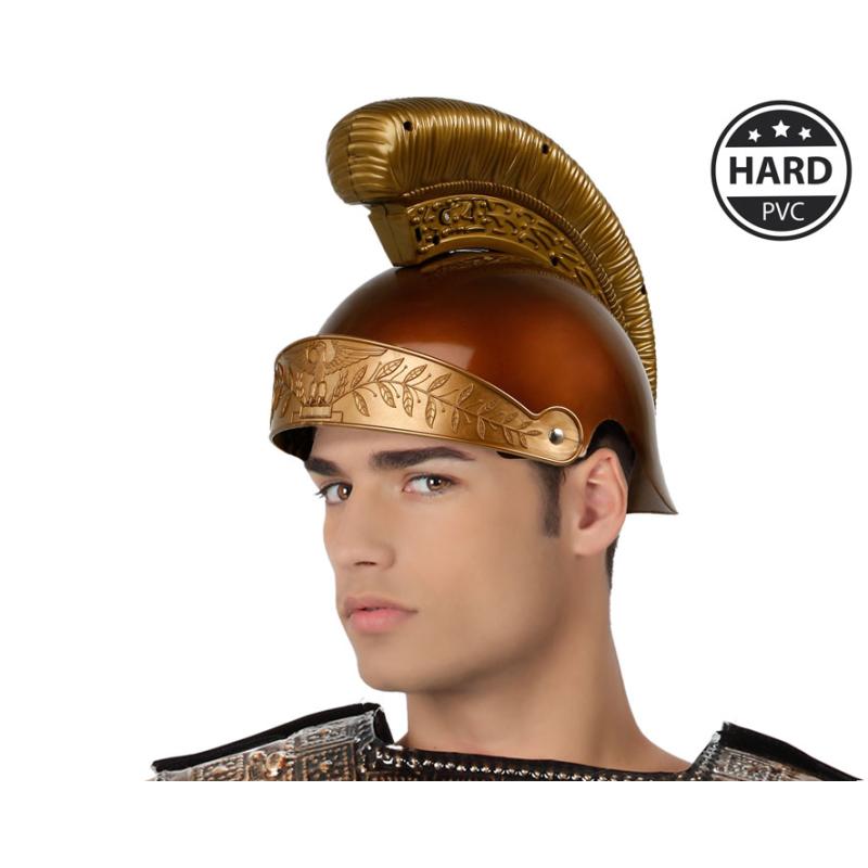 Casco romano historia dorado hombre adulto