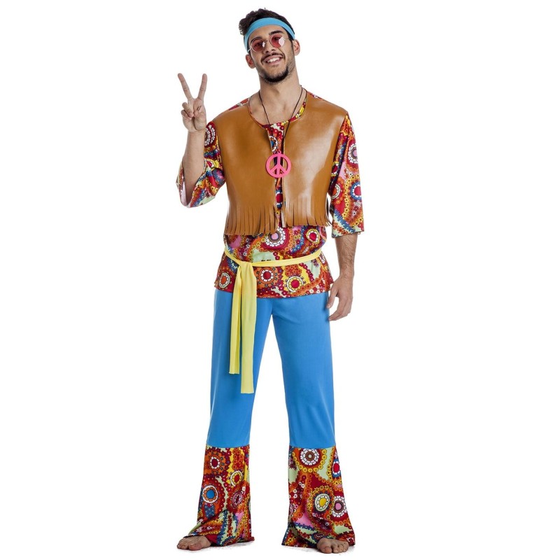 Disfraz de Hippie Hombre con Chaleco