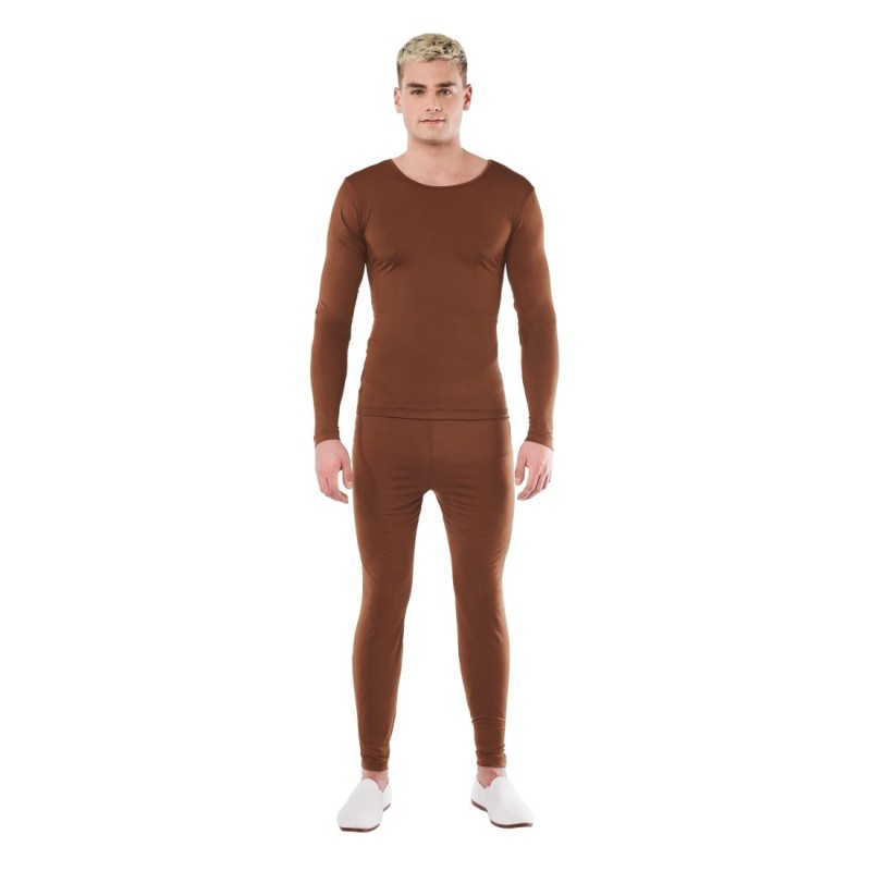 Maillot Marrón para Hombre Spandex