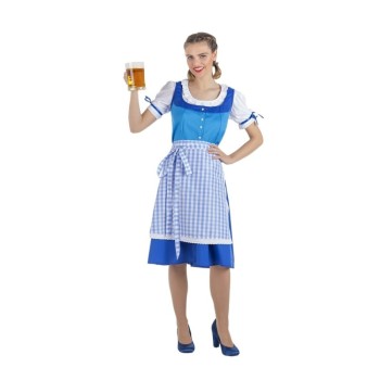 Disfraz de Oktoberfest Azul para mujer