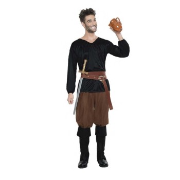 Disfraz de Medieval Tabernero para Hombre