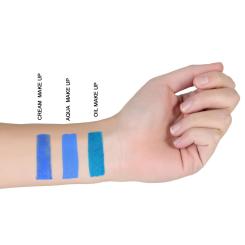 Maquillaje cera pintura facial color azul