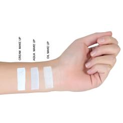 Maquillaje al agua pintura facial color blanco