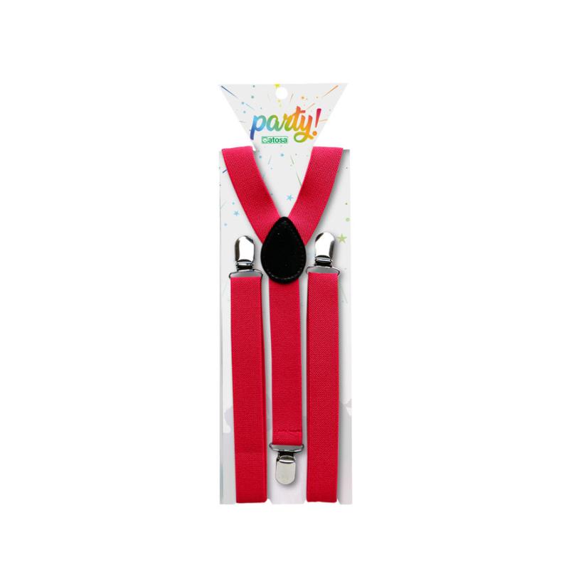 Tirantes carnaval fucsia mujer adulto