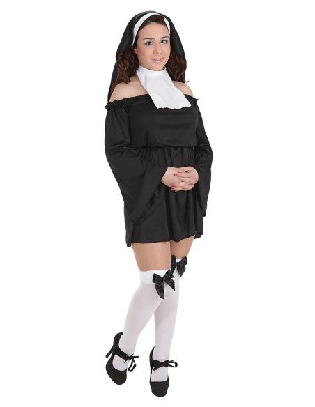 Disfraz de Monja Adulta - Disfraces Originales, Divertidos y de Cachondeo para dar la nota - MisterDisfraz.com