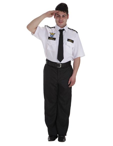 Disfraz de Capitan Aviación Adulto - Disfraces de Profesiones y Oficios para Adultos - MisterDisfraz.com