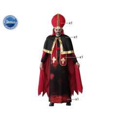 Disfraz papa sangriento adulto