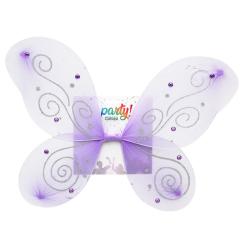 Alas hada fantasÍa morado mujer adulto