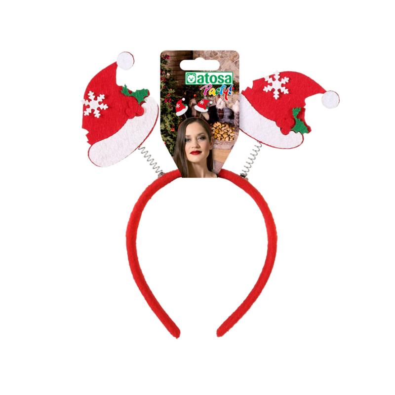 Diadema navidad mamÁ noel rojo mujer adulto