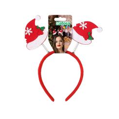 Diadema navidad mamÁ noel rojo mujer adulto