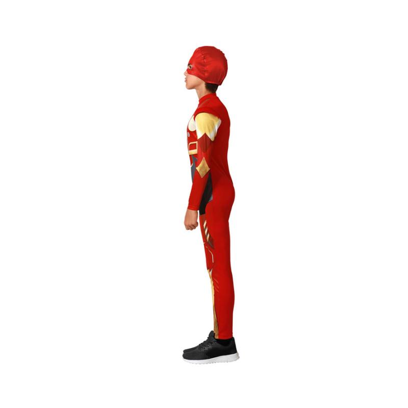 Disfraz super heroe comic rojo niÑo infantil