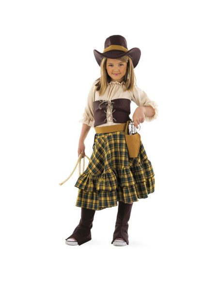 Disfraz de Vaquera Bandida para niña - Disfraces de Indios y Vaqueros para Niños y Niñas - MisterDisfraz.com
