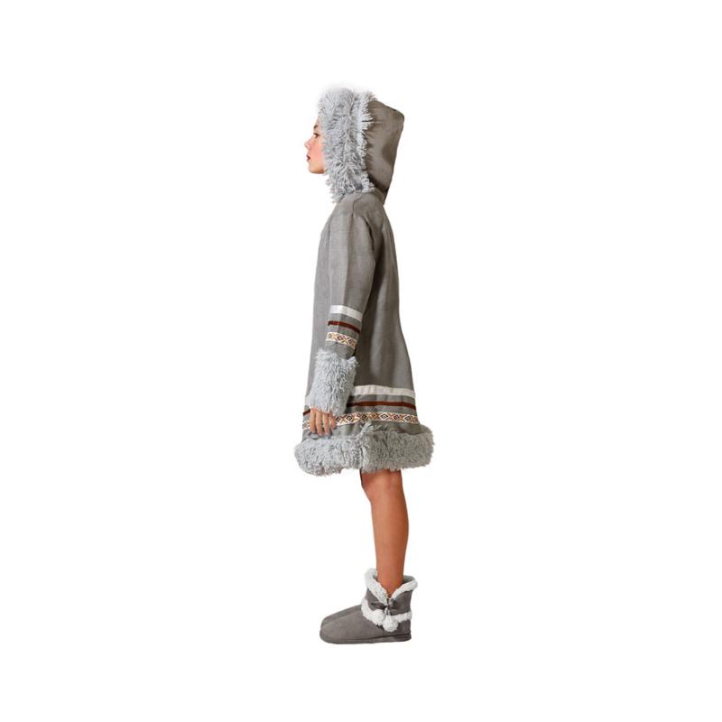 Disfraz esquimal gris niÑa infantil