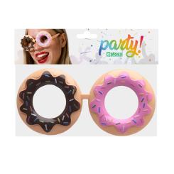 Gafas rosquillas carnaval mujer adulto