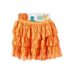 Falda naranja