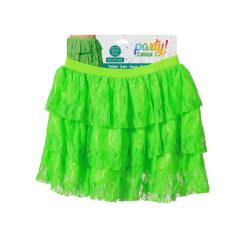 Falda verde carnaval mujer adulto