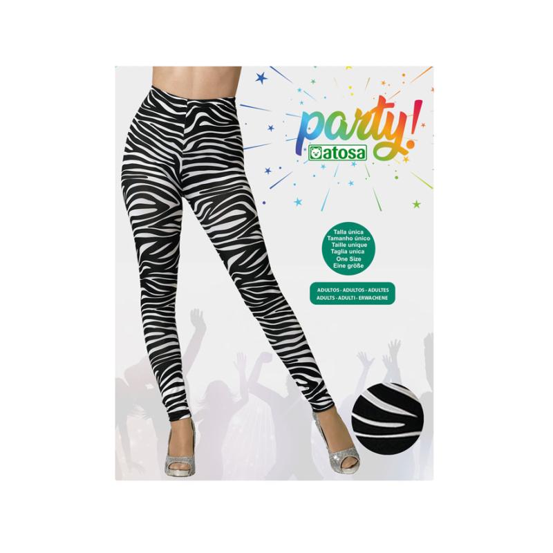 Leggings blanco y negro