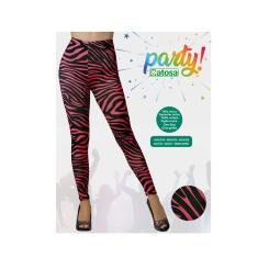 Leggings rosa y negro