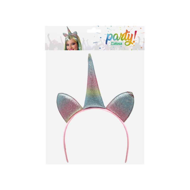 B/sol. diadema unicornio multicolor