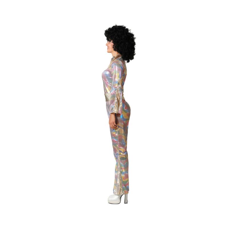 Disfraz disco mujer adulto multicolor con cinturÓn