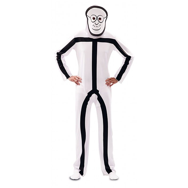 Disfraz de Stickman Adulto-OFERTA