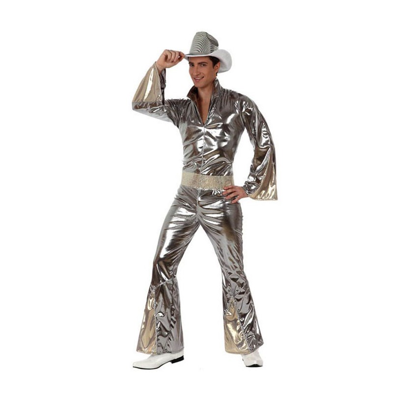 Disfraz Chico Disco Plata Hombre-OFERTA