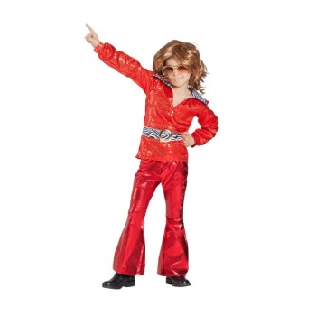 DIsfraz Disco Rojo para Niño