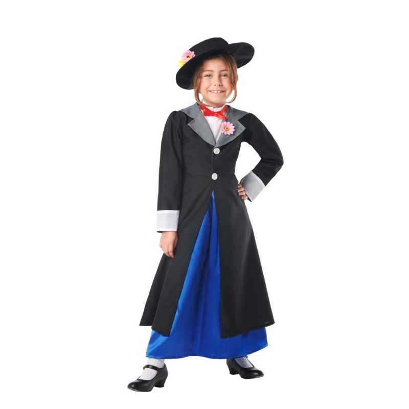 Disfraz de Institutriz Mary poppins para Niña