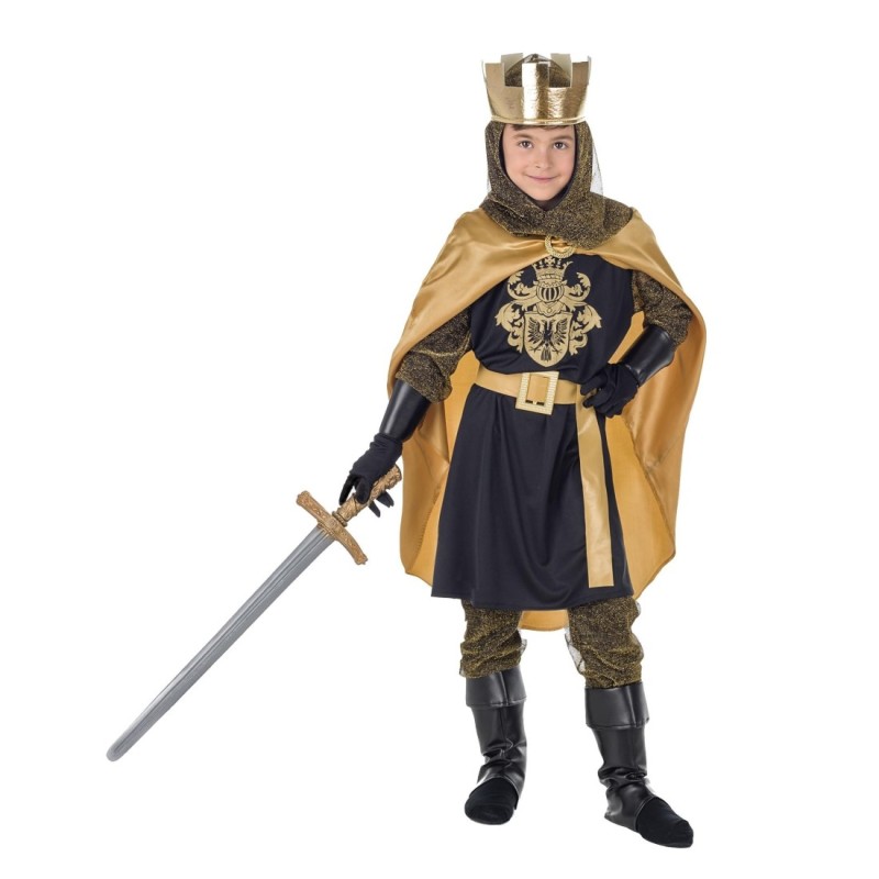 Disfraz de Rey medieval para niños